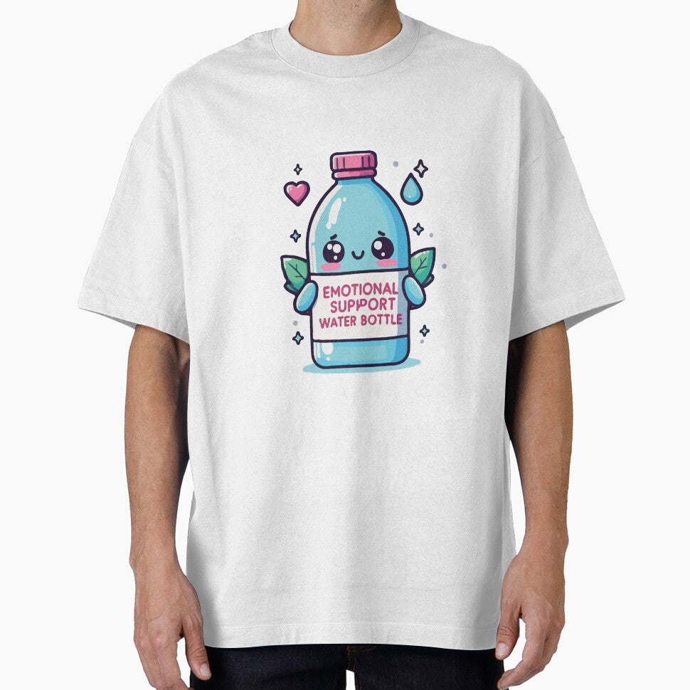 emotional support water bottle blue by TshirtTalkYou