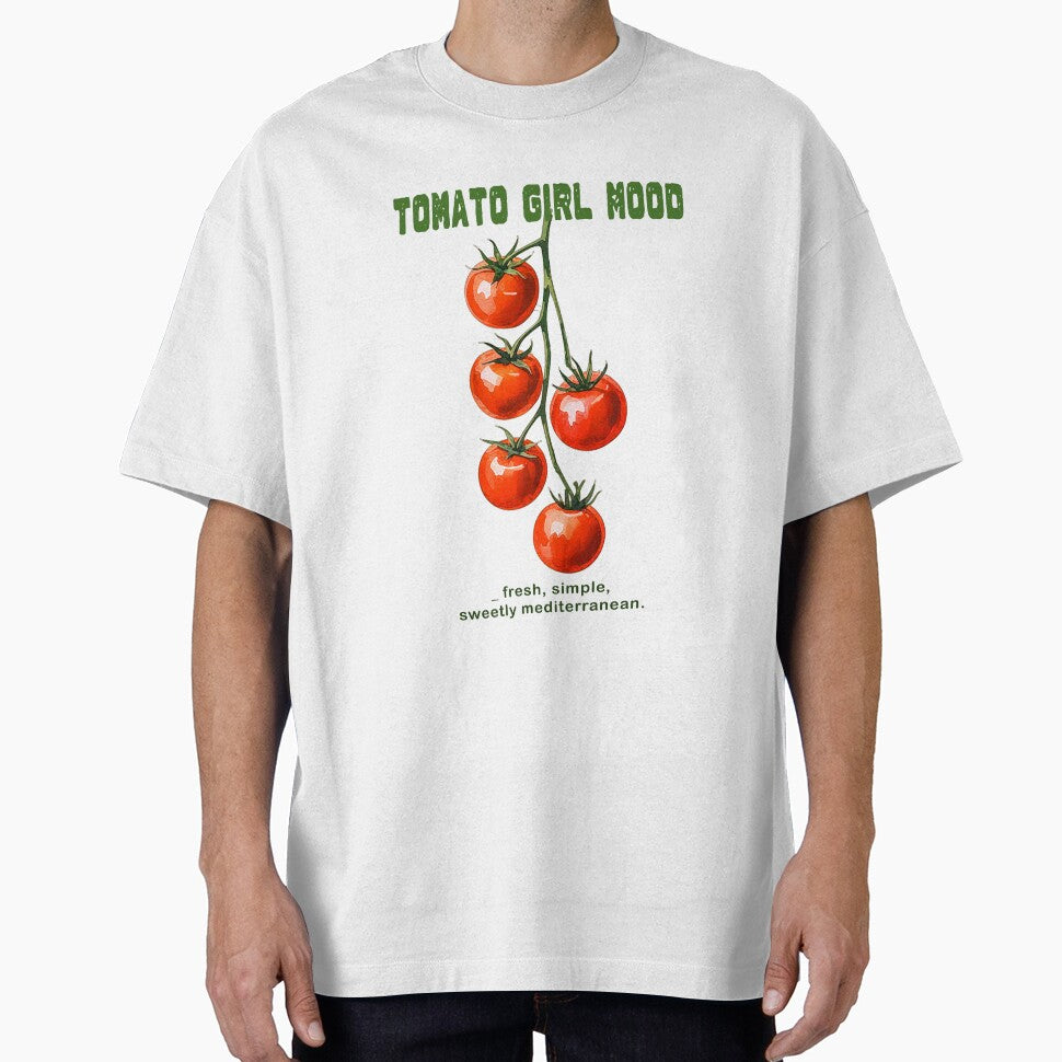 Tomato Girl Mood Aesthetic Watercolor by Verycutethings
