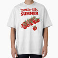 Tomato Girl Summer Aesthetic Illustration by MaiZephyr