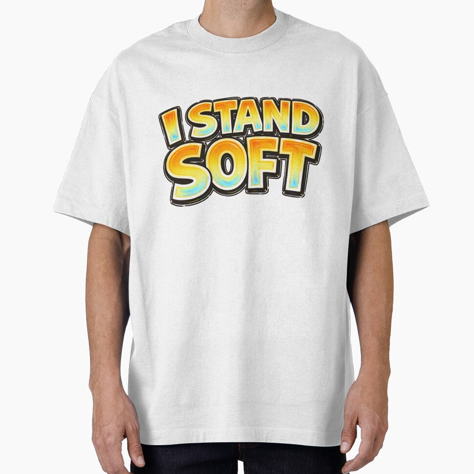 I STAND SOFT – hand drawn childlike typography by Mac Sketches