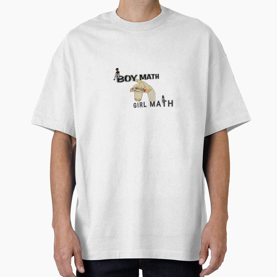 Funny Boy Math Girl Math Aesthetic Pop Culture Meme Design by Dream Weave Studio