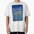 Cat gouache in Gothic style by Louis Wain (Circa 1925) by Weird Visions