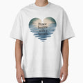 Peace Begins with a Breath Ripple Typography for Mindful Living by 108stillness