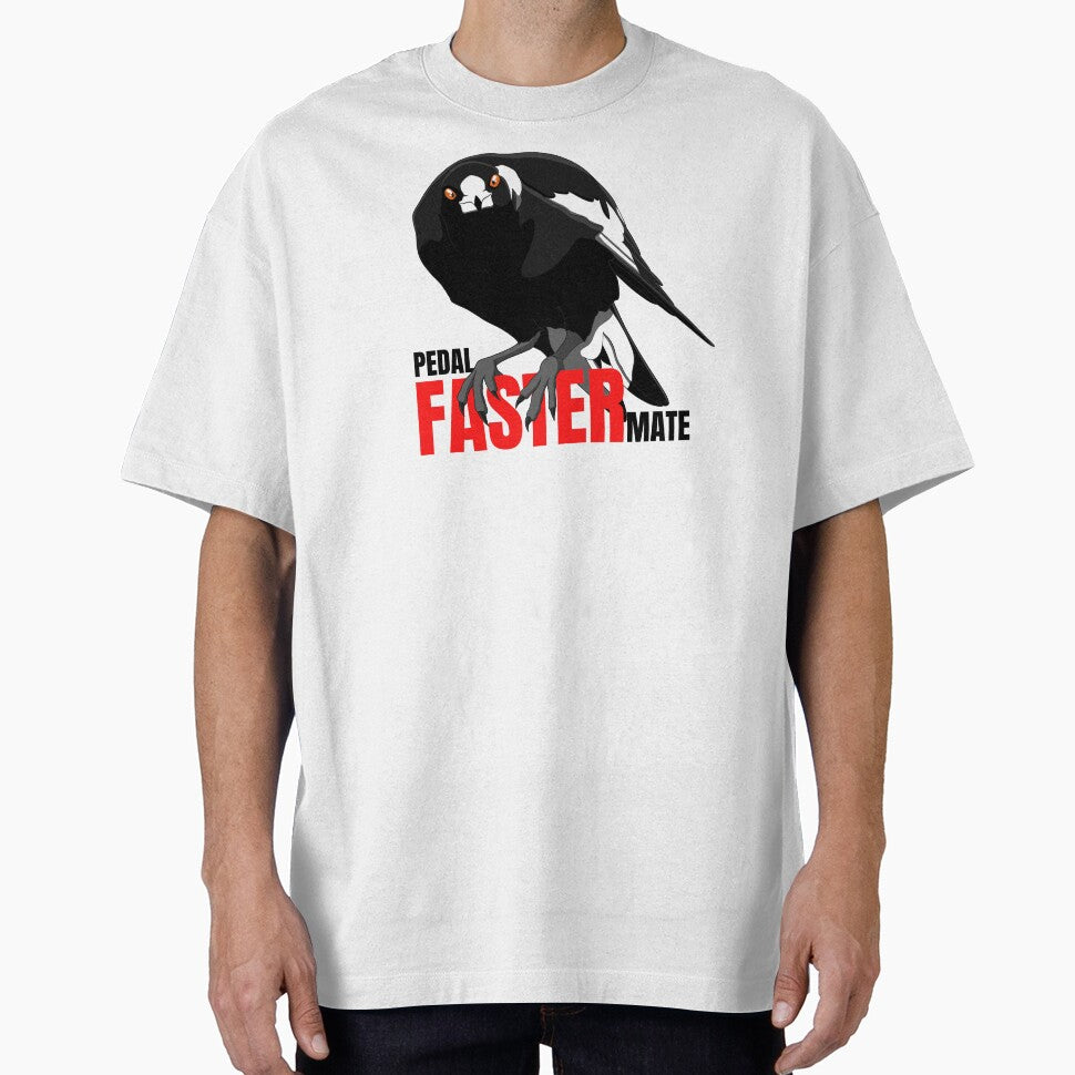 Pedal faster mate, magpie swooping season by aussiemaggieluv