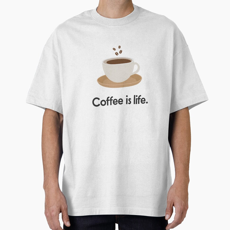 Minimalist Coffee Cup Illustration Coffee Is Life by BobaBunny76