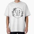 SLP Speech-Language Pathologist in Floral Wreath Frame by asleepyfairy