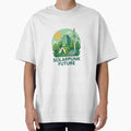 Solarpunk Future – Optimistic Eco Utopia Design with Green Energy by DJCApparel