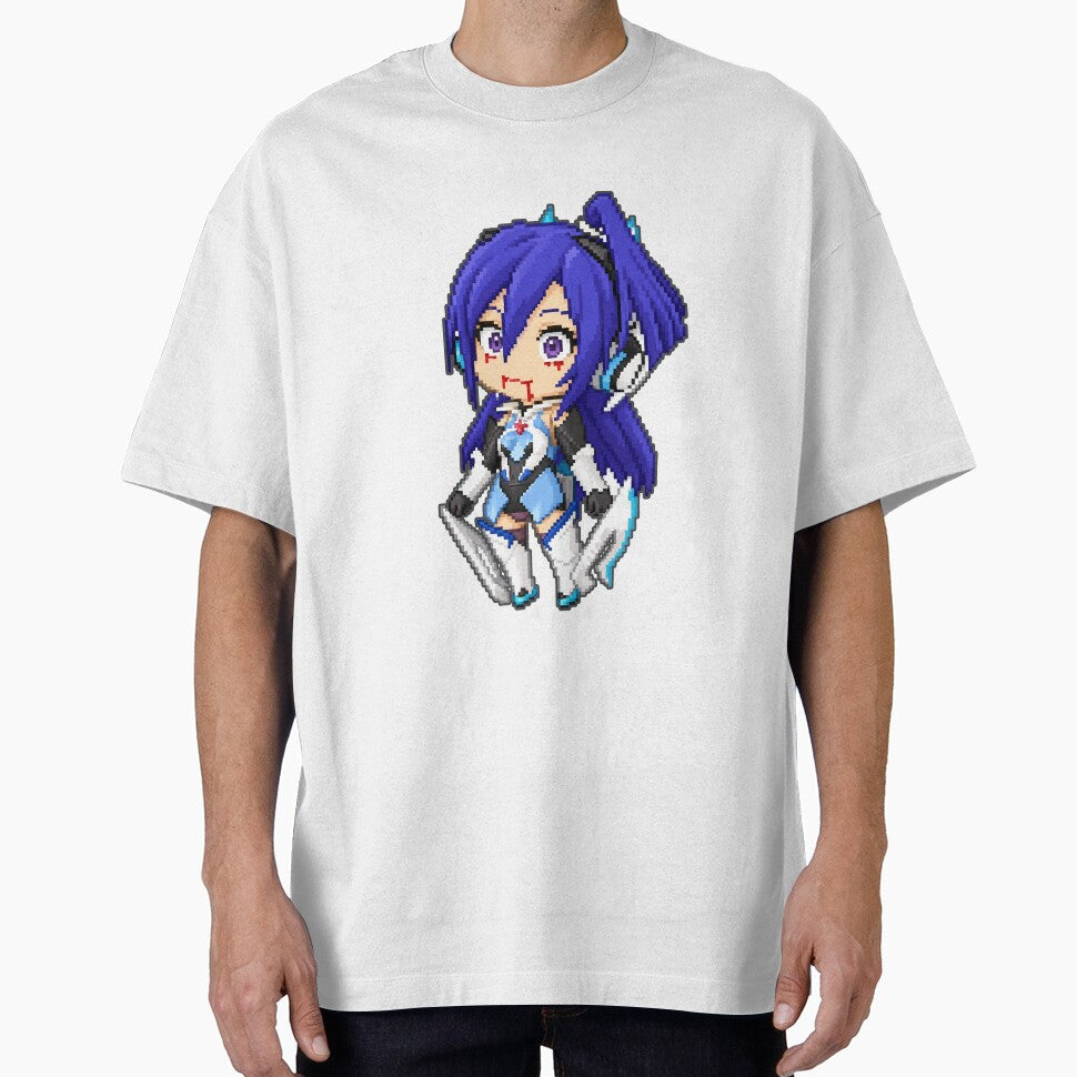 Tsubasa Kazanari Chibi Pixel Art | Senki Zesshou Symphogear Cute Retro Sprite by sabartgunpla