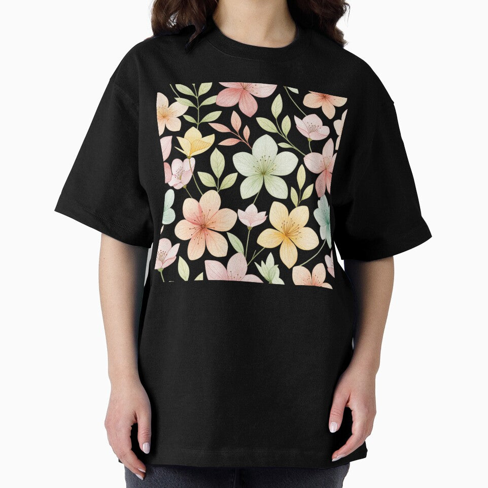Blooming Life on Dark Canvas by joycrysstudio