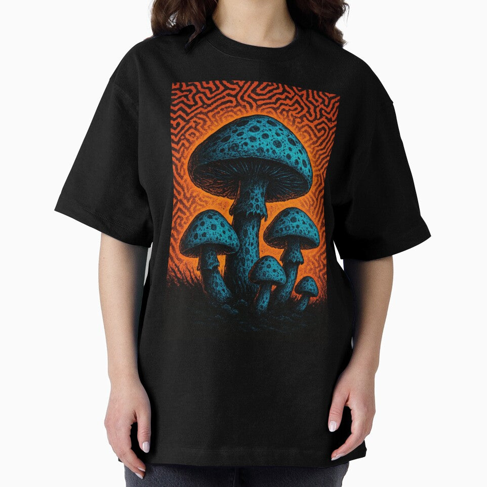 Neon Shrooms – The Forest That Sees You Back by DarkSpaceVibes