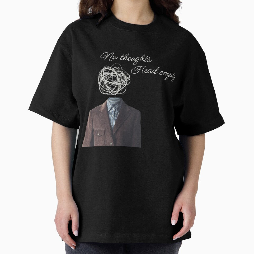 No Thoughts, Head Empty – Funny Gen Z Sticker by JokAura