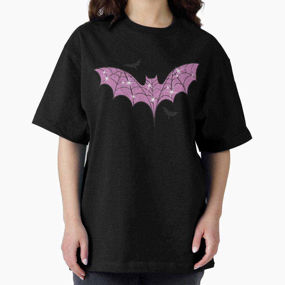 Pink Spider Web Bat by gross-girl99