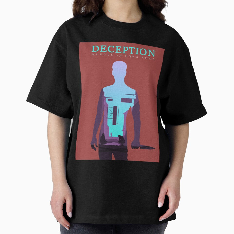 Deception - Murder in Hong Kong - Minimalist Silhouette Poster Style - Board Game Art by MeepleDesign