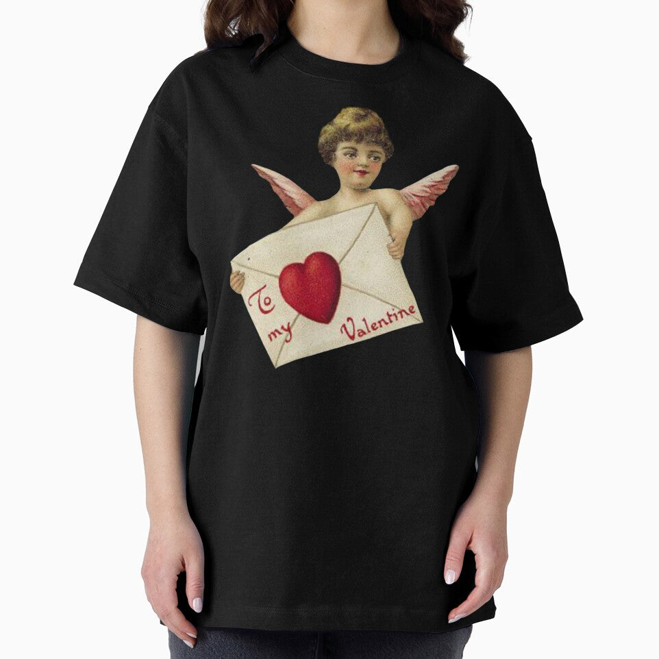 Vintage valentine's day love cherub by Pixiedrop