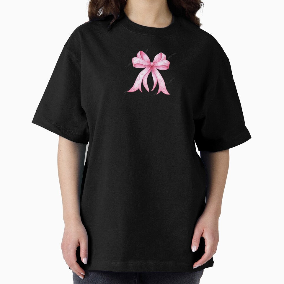 pink ribbon bow by cupcakefemcel