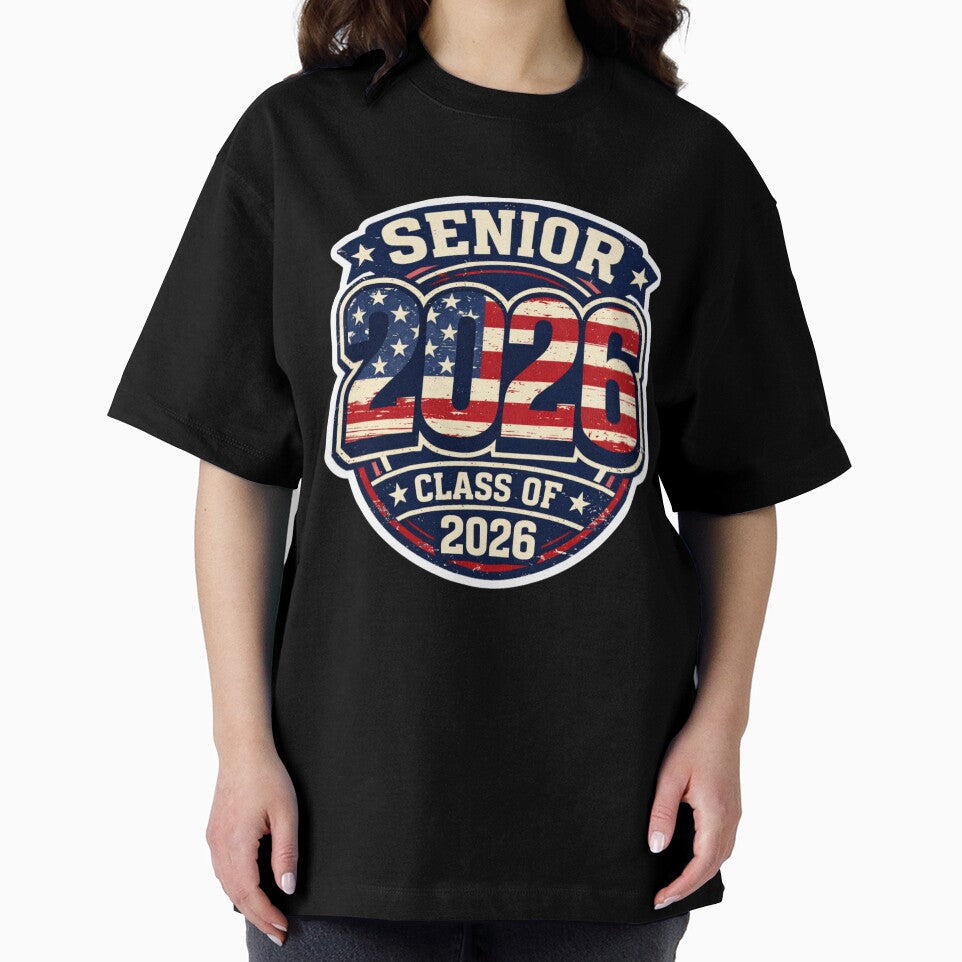 Patriotic Senior 2026 Sticker – Class of 2026 American Flag Graduation Design by Best Designer
