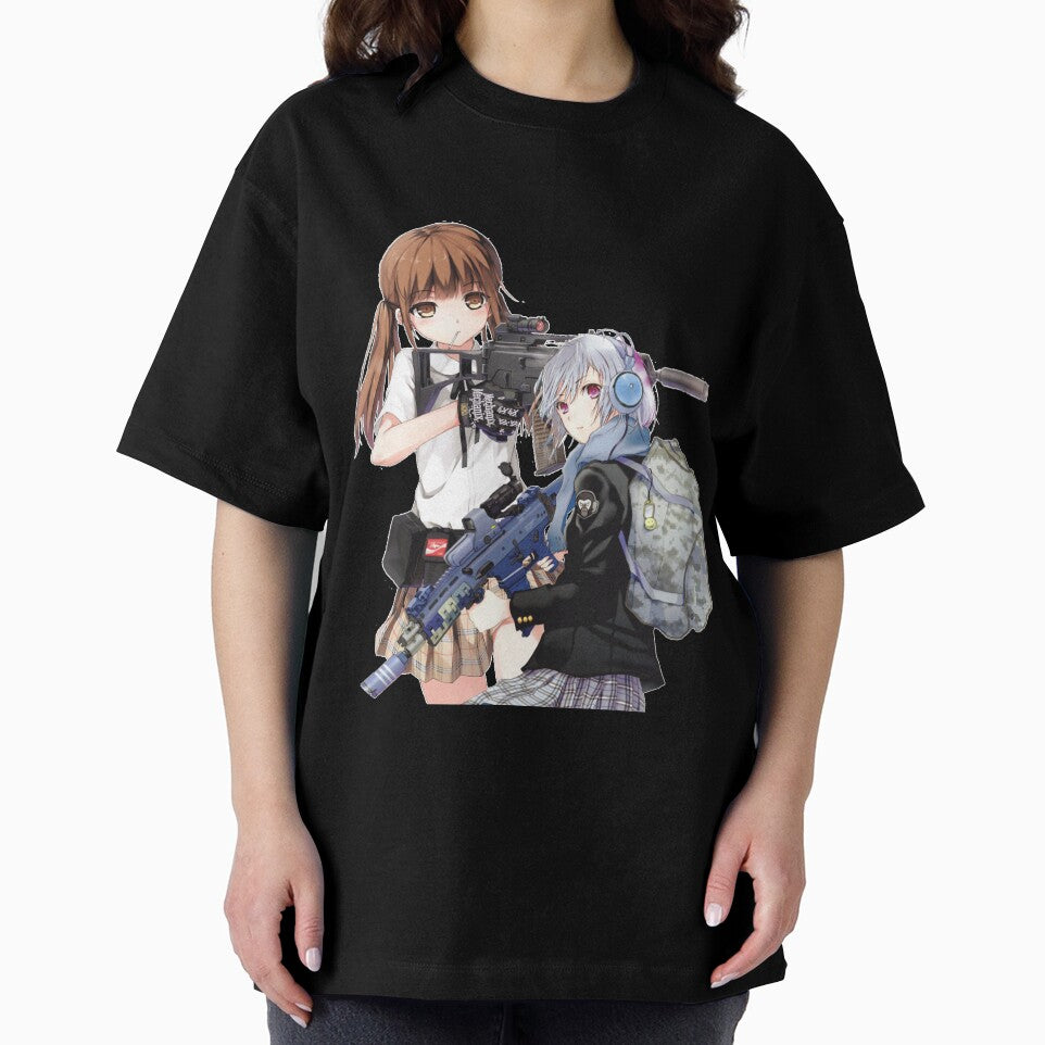 unisex - anime girl with gun by teeshops
