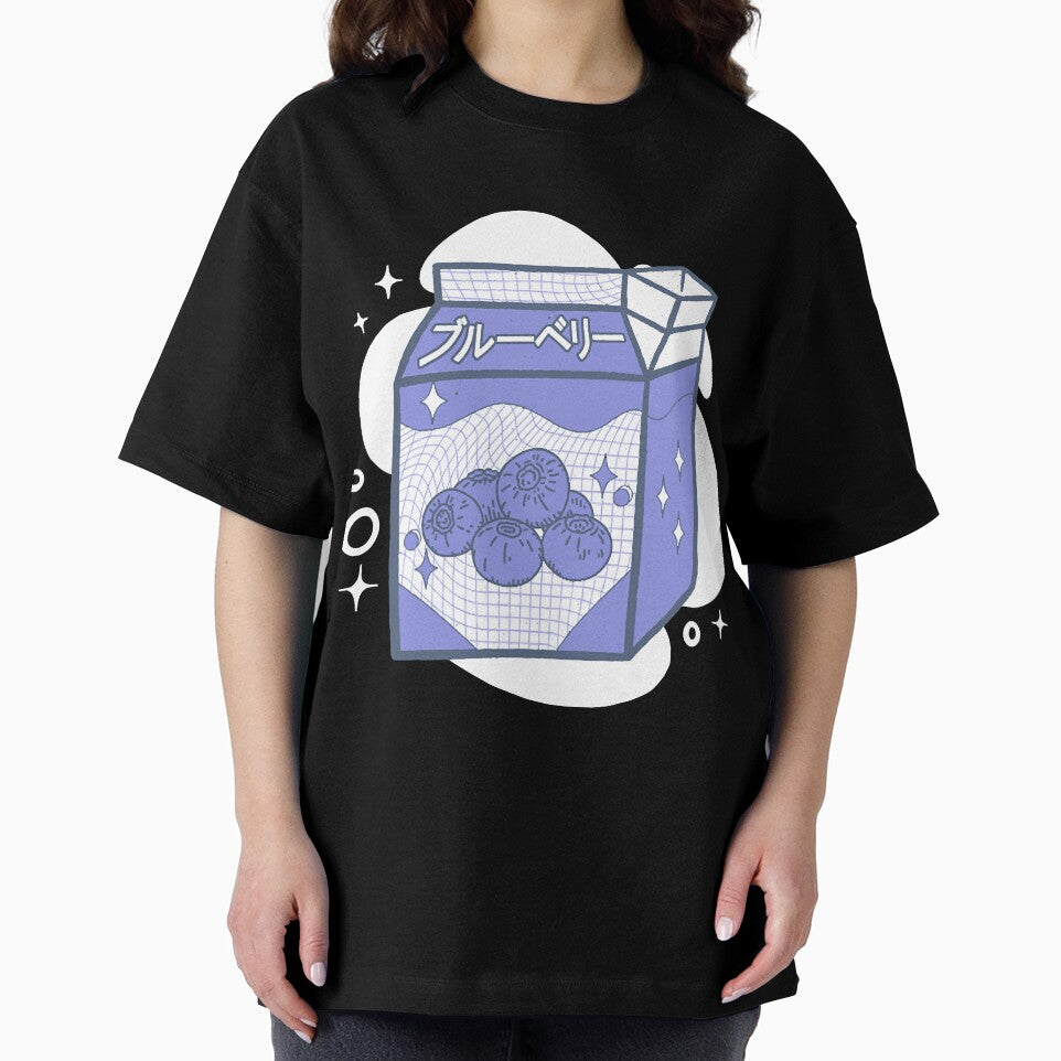 Blueberry Milk Japanese Kawaii 90s Otaku by KellyPeter7195
