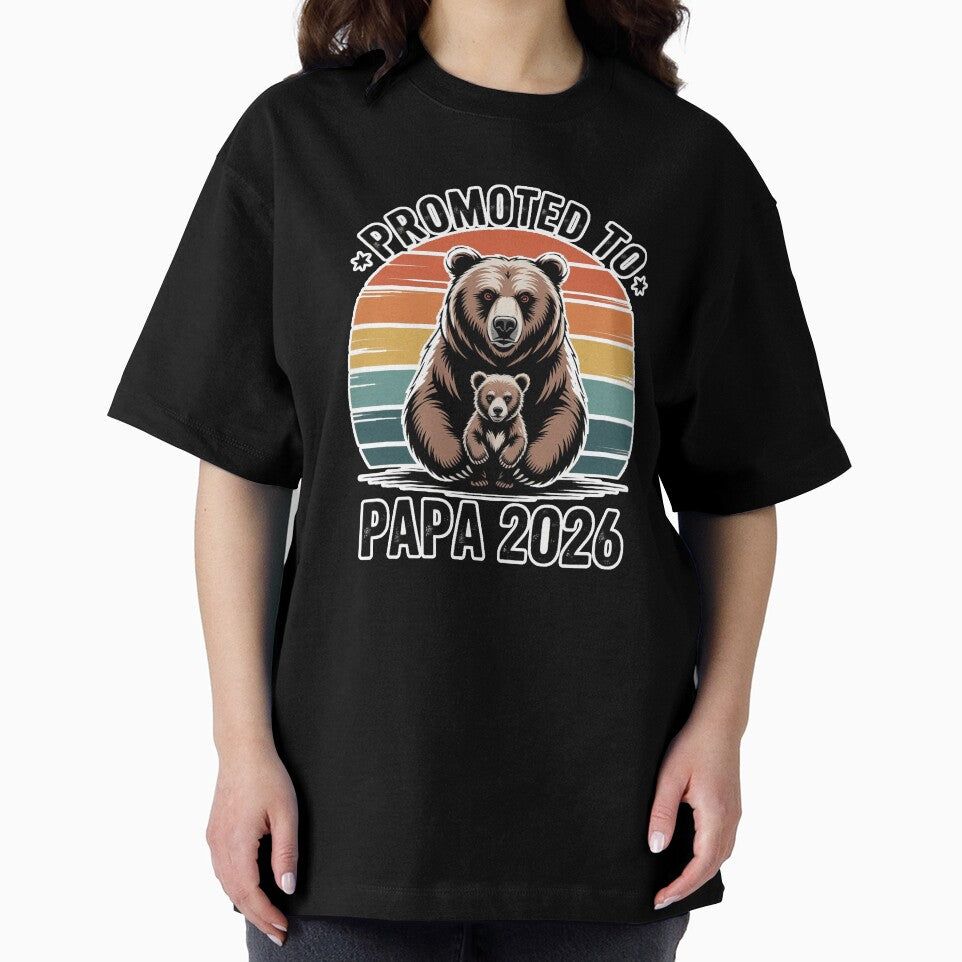 Promoted to Papa 2026 Cute New Dad Gift Idea by QuiteOrbit