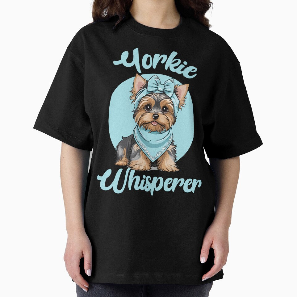 Yorkie Whisperer Cute Dog by NoonMoonApparel