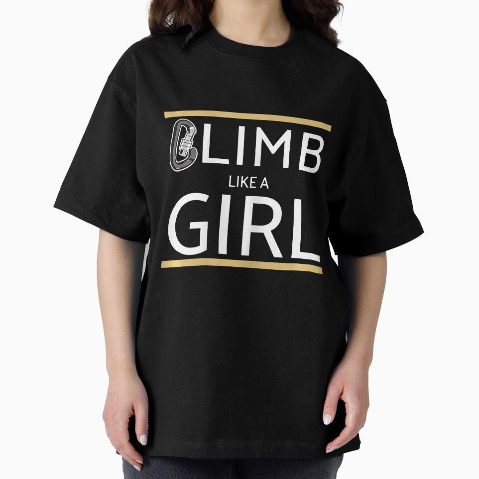 Climb Like A Girl I Rock Climbing Bouldering Climber by Jutisi