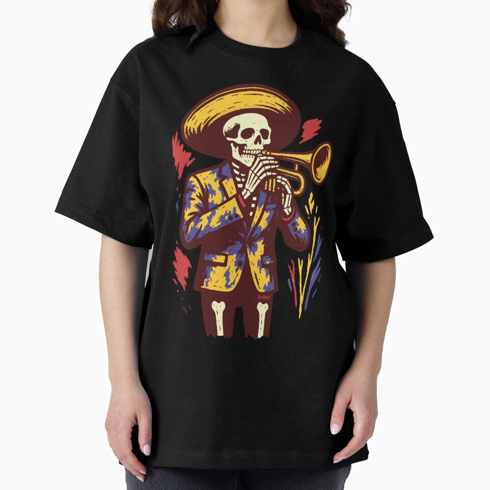 Skeleton Mariachi by andresMvalle
