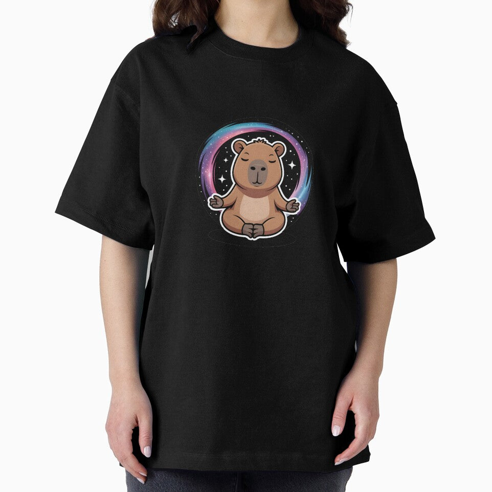 Cosmic Meditating Capybara by Mr-wow
