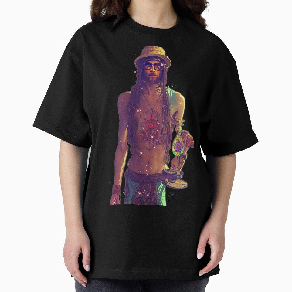 Happy happening hippie man and the mystic vile by Faytaiart