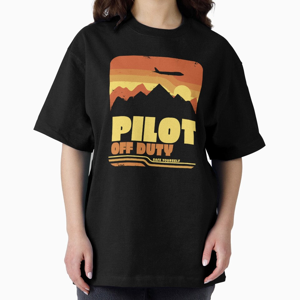 Pilot OFF DUTY - safe yourself - Flight Crew Captain First Officer by AviationArtists