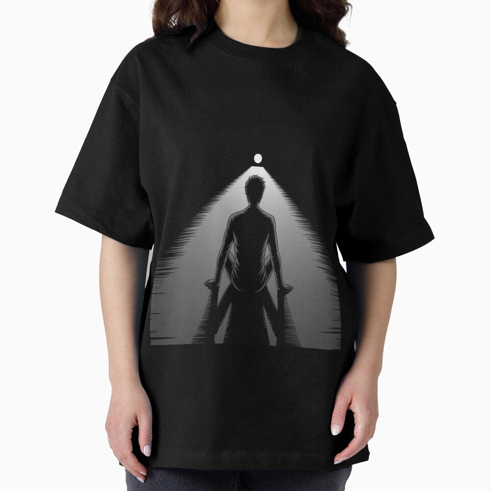 Broken But In Progress – Healing Motivation for Men – Dark Self Improvement Shirt by PFCustomization