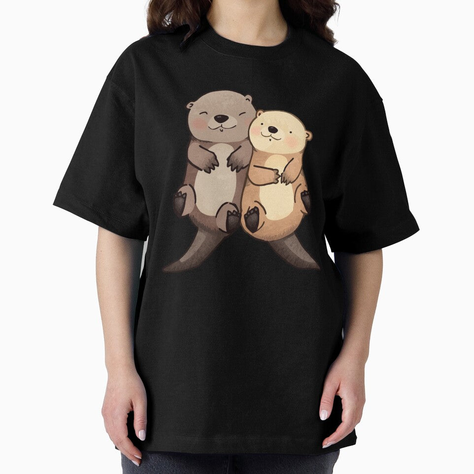 Adorable Otter Couple Cute Animal Love by SOUFIANE1991