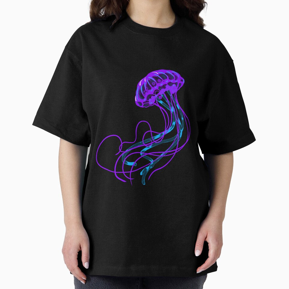 Purple glow jellyfish by RainbowRhino