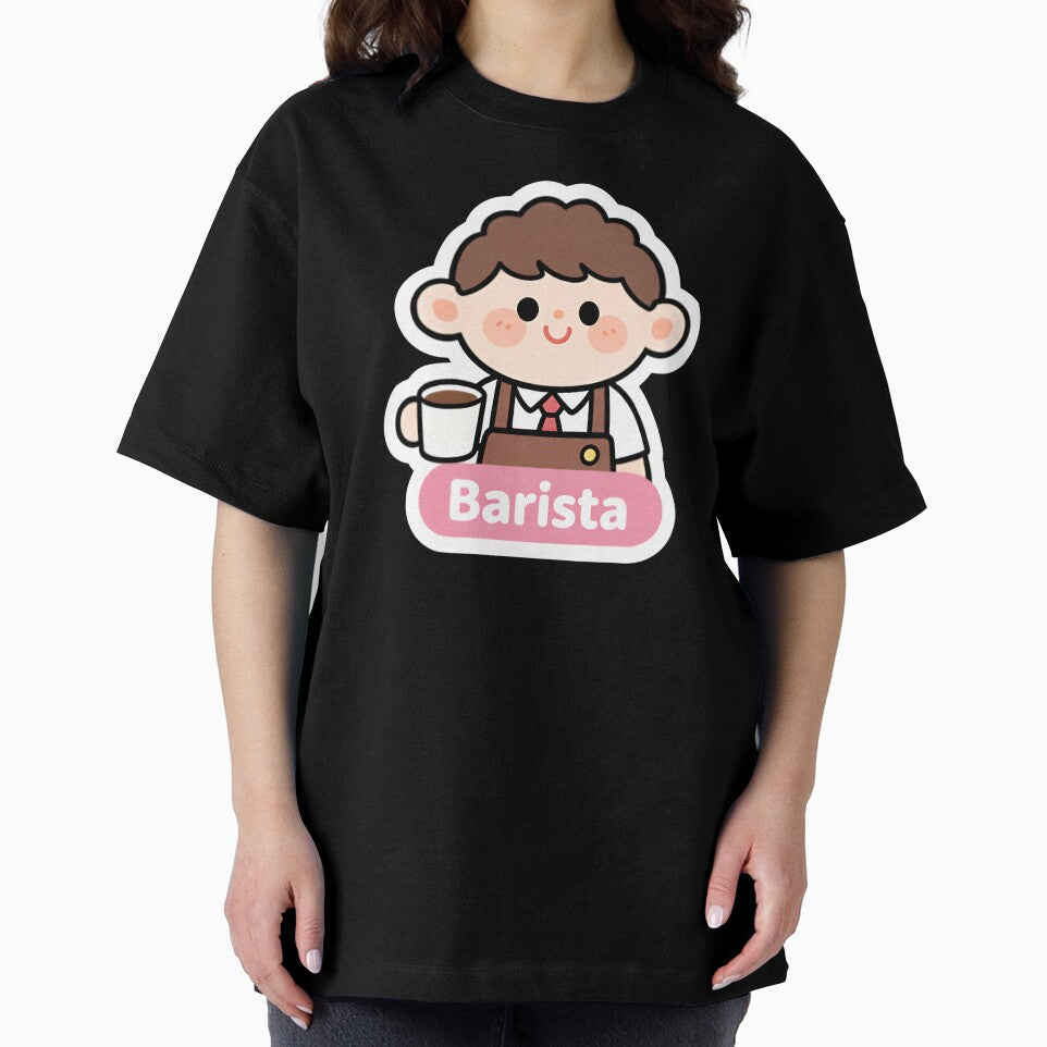 Cute Barista Coffee Shop Character by Bright Vibe Designs