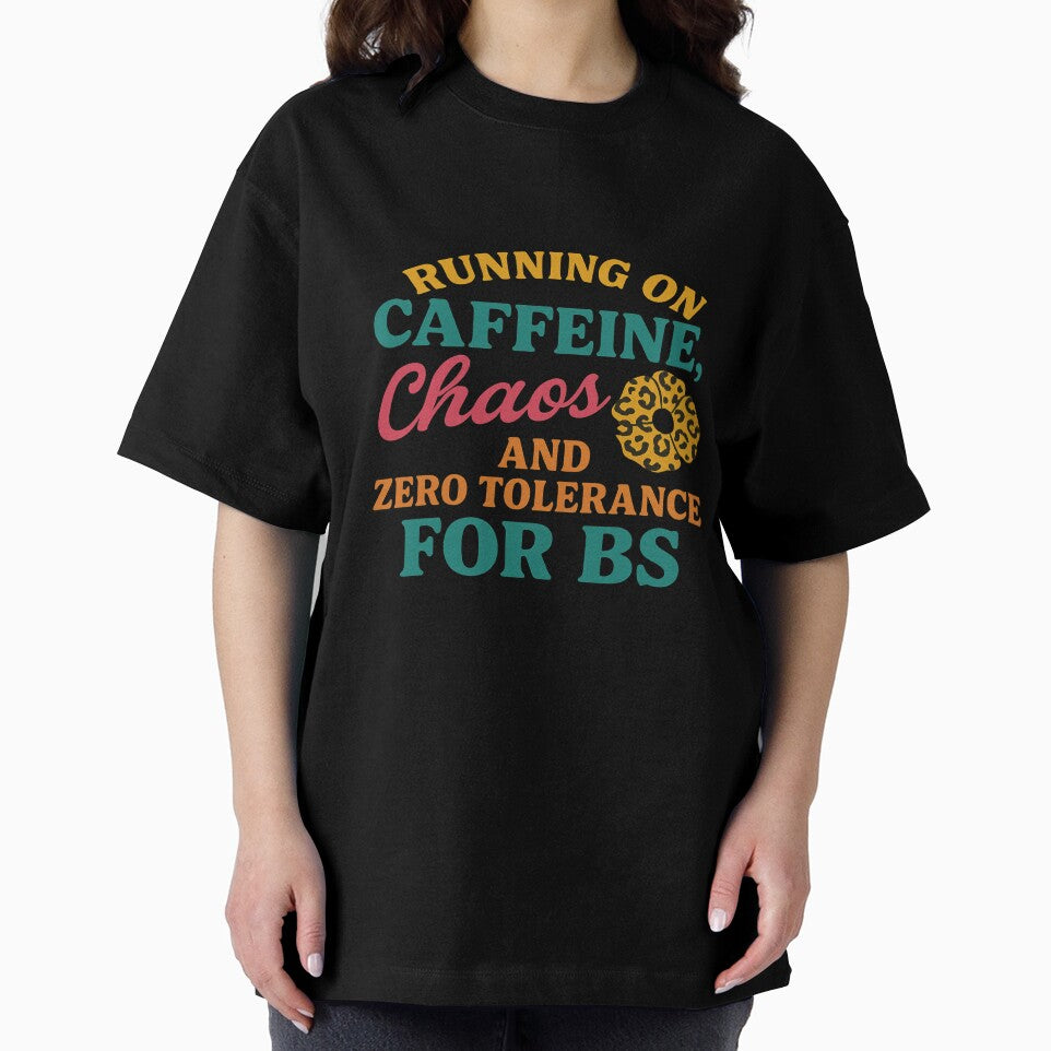 Running on Caffeine, Chaos, and Zero Tolerance for BS – Snarky Quote with Poppy by Poppy Sunshine Design