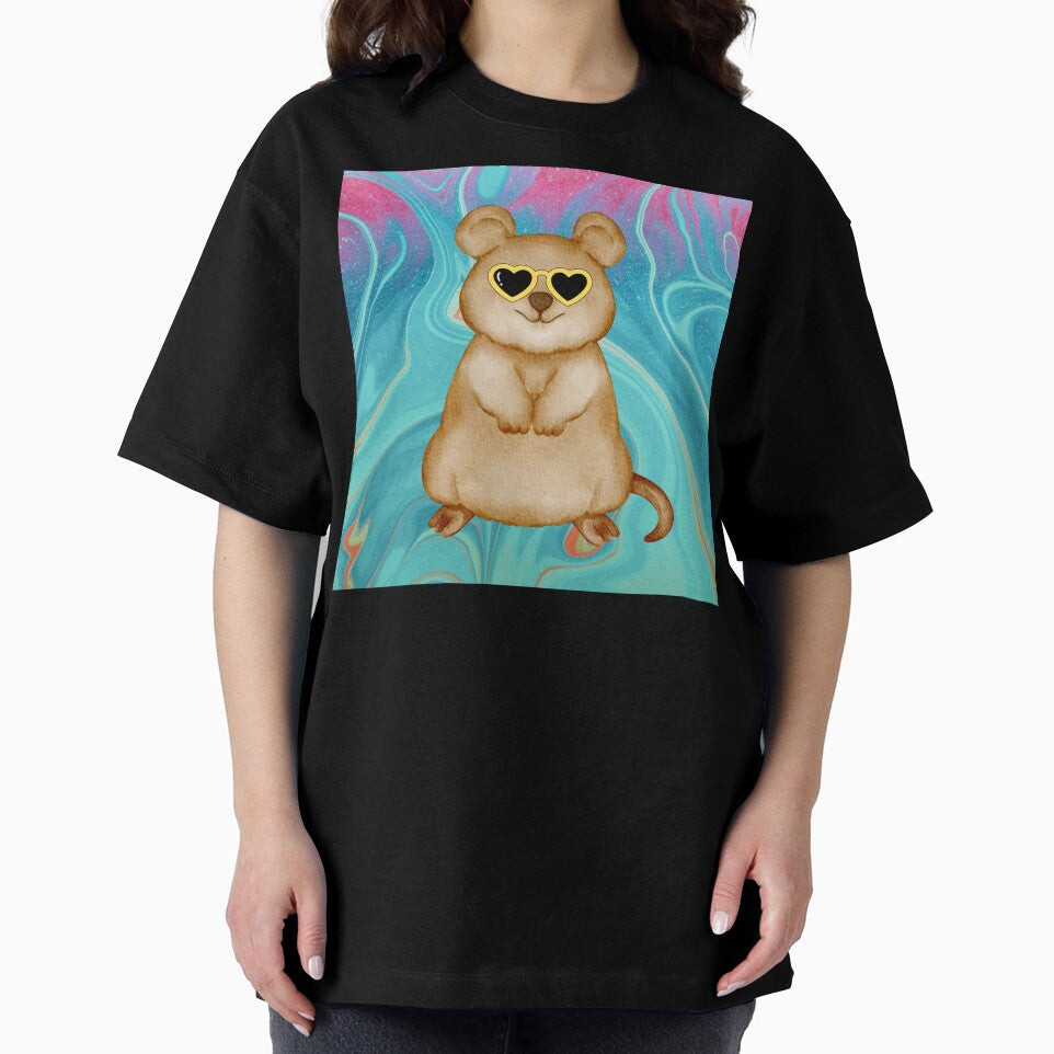 Hippie Quokka with Heart Glasses – Cute Music Festival Vibes by oldschoolway
