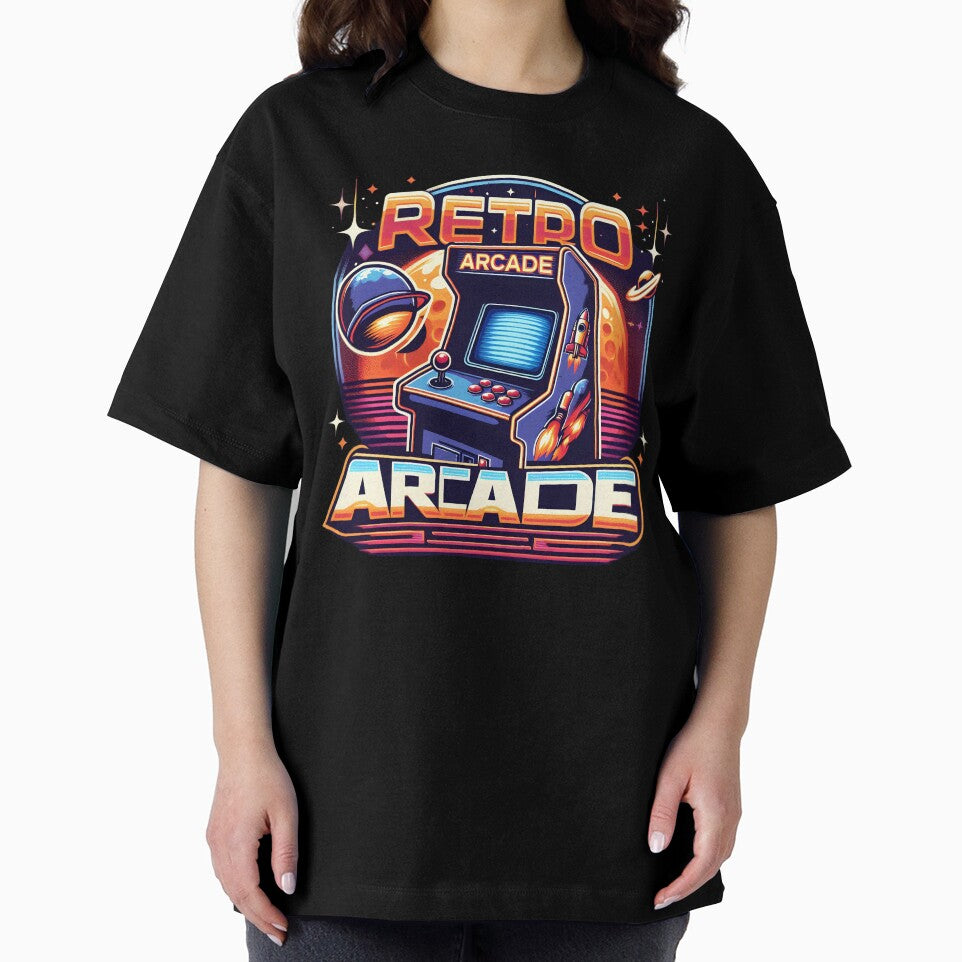 Retro Arcade Machine with Space Theme and Rockets. by The-T-In-Retro