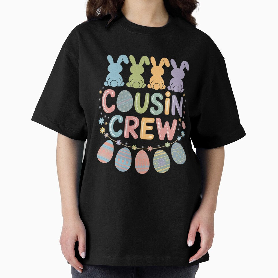 Cousin Crew Cute Bunny Rabbit Matching Easter Day Party by SIGORDESIGN