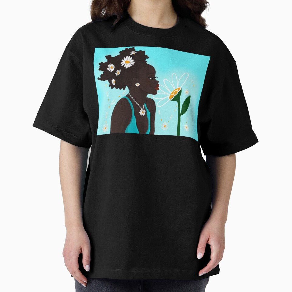 Flower Melanin Cartoon by Gabrielle Lawrence
