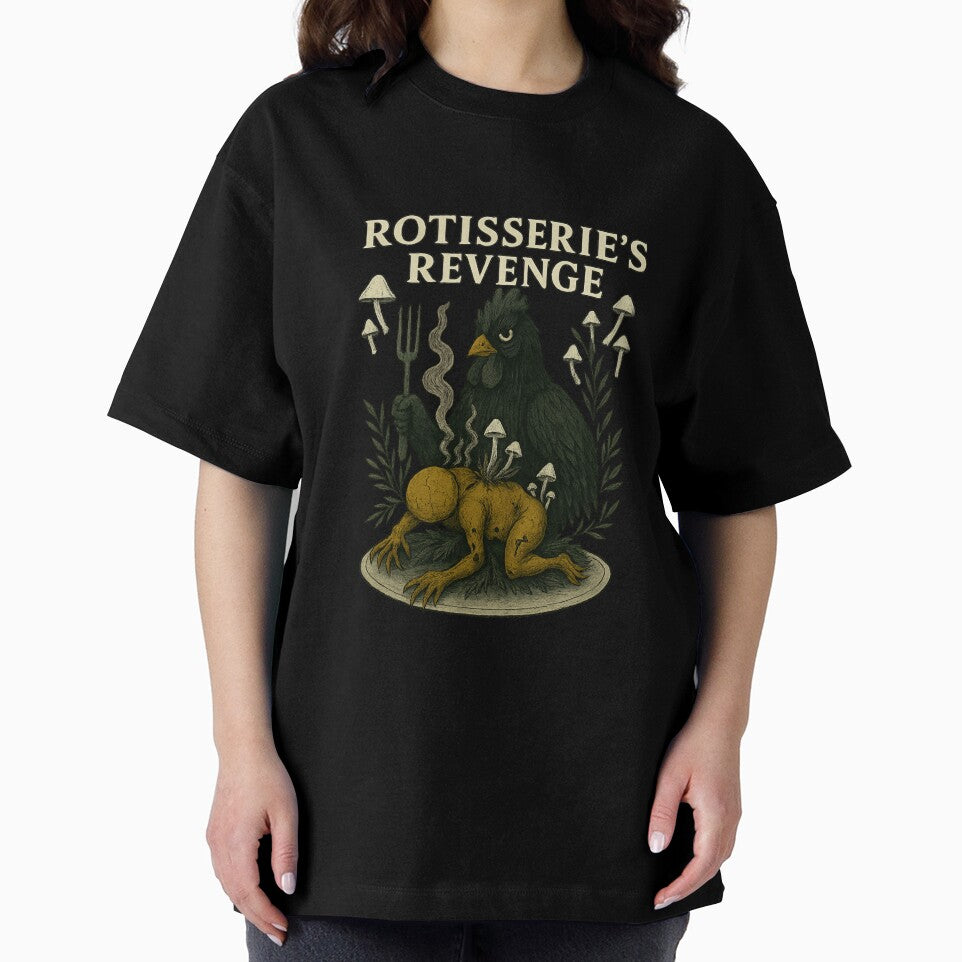 Rotisserie's Revenge – Gothic Chicken Cult Design by Altered Array, LLC