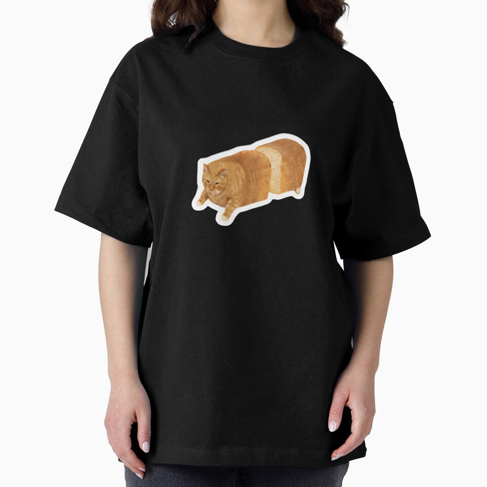 Cat Loaf Sticker Funny Bread Cat Meme Cute Weird by Luxers Sticker Shop