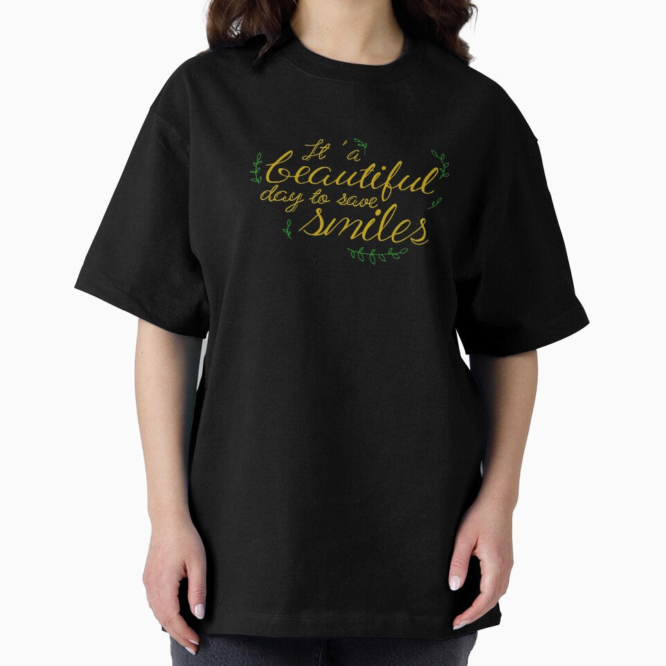 It's a beautiful day to save smiles, Hand Lettering by Superarm