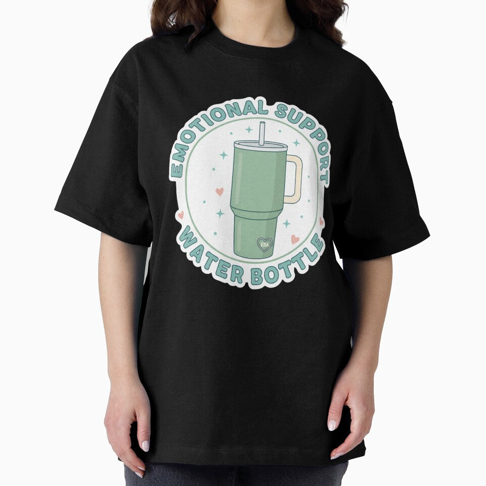 Emotional Support Water Bottle Sticker - Hydration Reminder Stanley Cup Hydroflask Funny by RealVibeVault