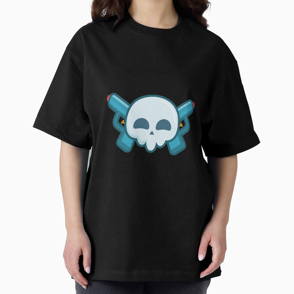 Skull with guns by inksycutsy