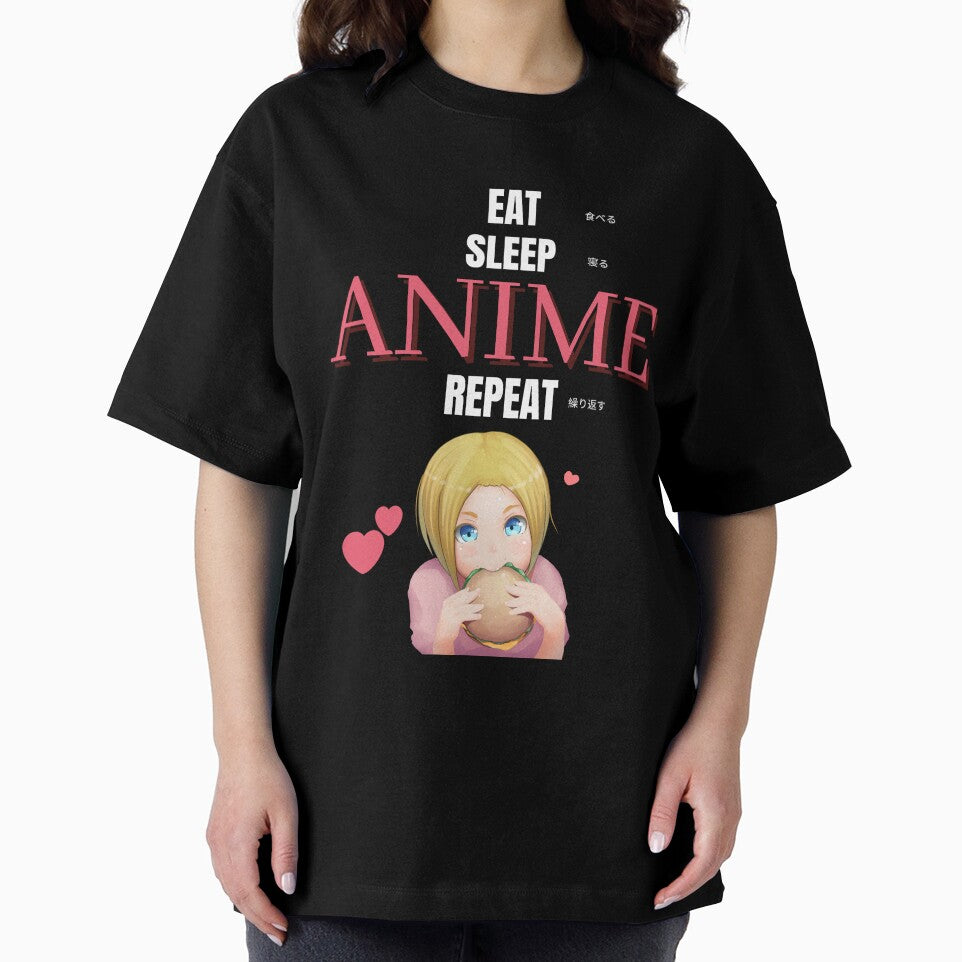 Eat Sleep Anime Repeat by vaughanestudio