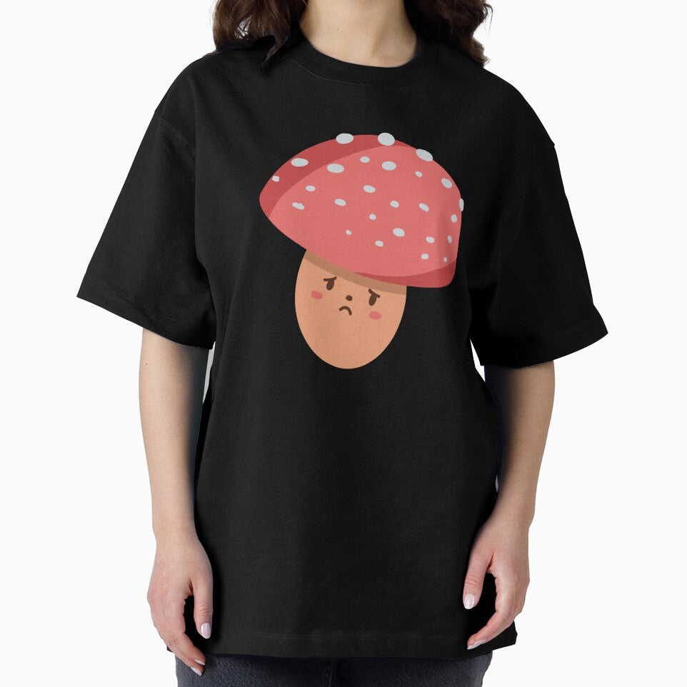 Sad Red Toadstool Mushroom by autumn-acorns