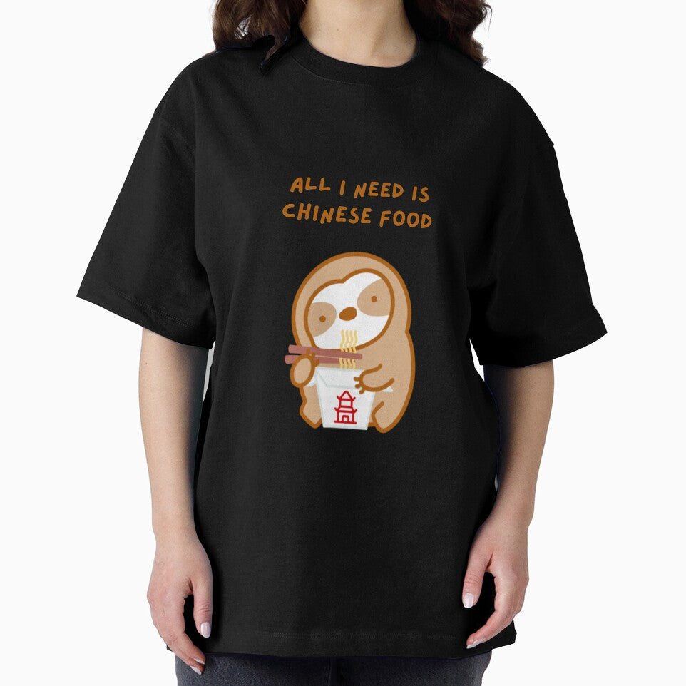 Chinese Food Lover Takeout Sloth by theslothinme