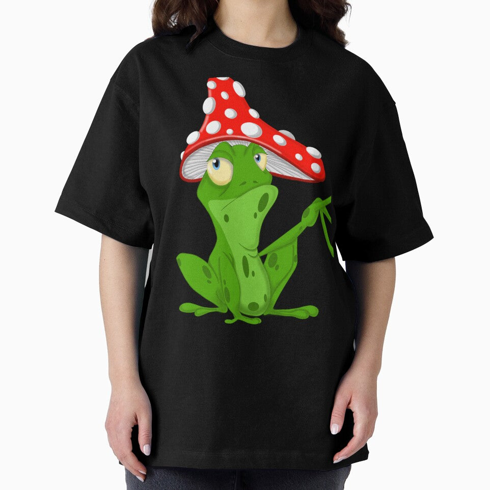 Frog With Mushroom by TheEndDesign