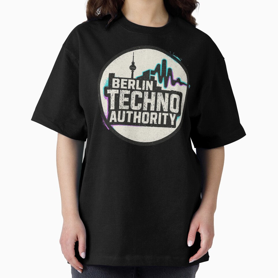 Berlin Techno Authority – Minimal Industrial Techno Logo by |TRSSHOP|
