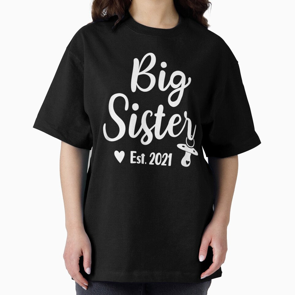 Big Sister Est. 2021 Cute Promoted To Big Sister 2021 by Gerda668899