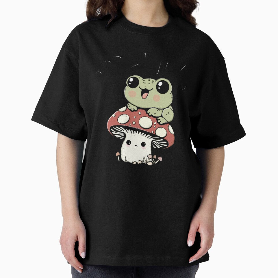 Screaming On The Inside Cute Frog by Lorena Tiana